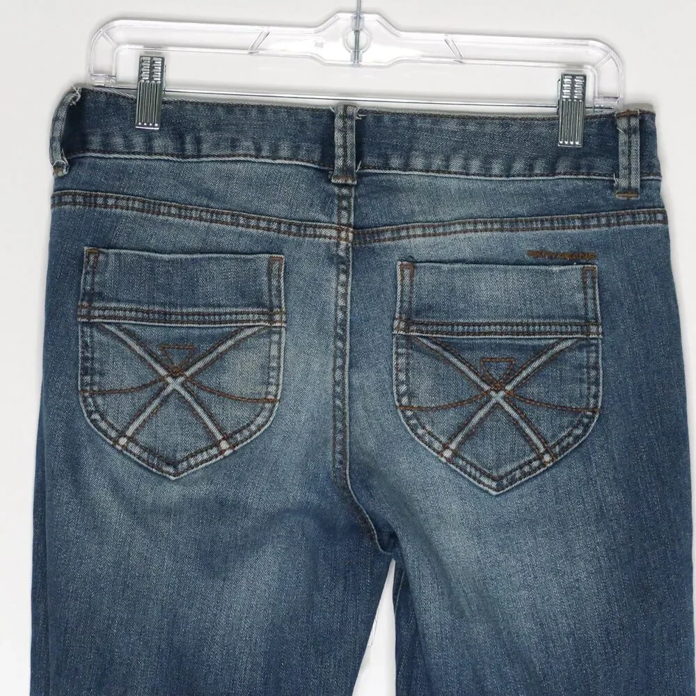 DKNY Jeans Womens Size 8 Blue Wash Bootcut‎ KCMUA478